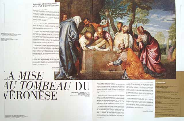  La Mise au tombeau du V&eacute;ron&egrave;se