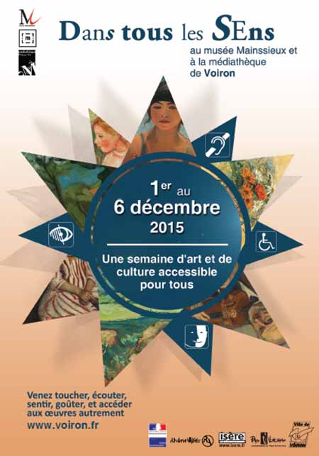 Une semaine d'art et de culture accessible pour tous au mus&eacute;e Mainssieux du 1er au 6 d&eacute;cembre 2015.